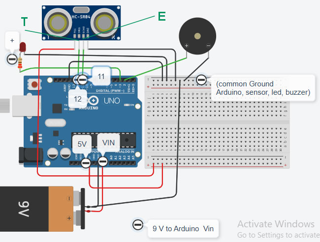 Working of Arduino With Ultrasonic Sensor